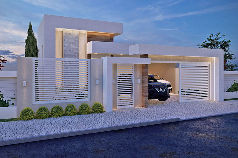 Casa térrea com quintal espaçoso 