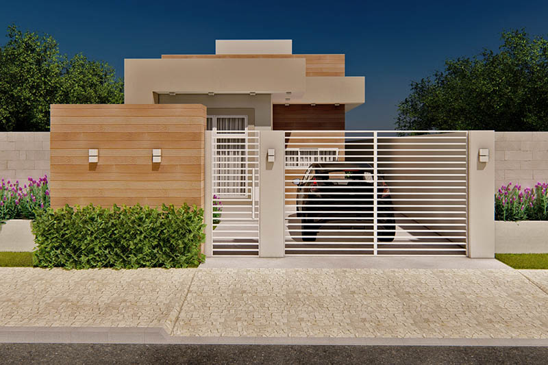 Casa com 67m² e suíte 