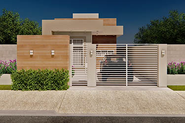 Casa com 67m² e suíte 