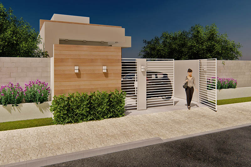 Casa com 67m² e suíte 