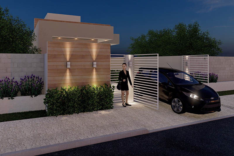 Casa com 67m² e suíte 