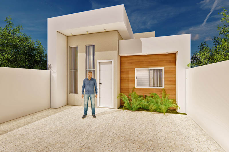 Casa térrea de 70m²